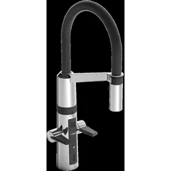 HANSA HANSAFIT SemiPro Küchenarmatur, Hybrid/Steckernetzteil, chrom, 65252213