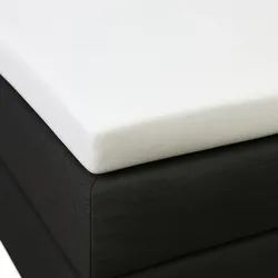 BettwarenShop Molton Schonbezug für Matratzen-Topper 90x190 - 100x200 cm