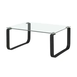 Couchtisch  Helen , transparent/klar , Maße (cm): B: 70 H: 40