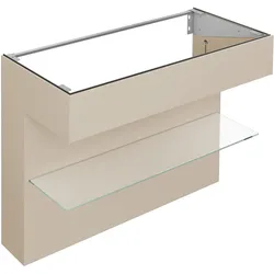 KEUCO EDITION 11 ART Waschtischunterbau mit Ablage, 1200x870x490mm, 32510521200, Korpus/Front: Sand Lack Seidenmatt / Sand Lack Seidenmatt