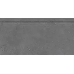 Rako Betonico Treppenfliese schwarz 40x80 cm matt DCP84792.1