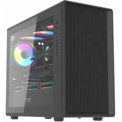 Darkflash Tech Darkflash DB460M computer case (black) (ITX, mATX), PC Gehäuse, Schwarz