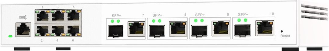 QNAP QSW-M2106-4C, Managed, L2, 2.5G Ethernet (100/1000/2500), Vollduplex