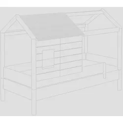 Paidi Dachschindeln Tiny House 2er Set Dekor Weiß