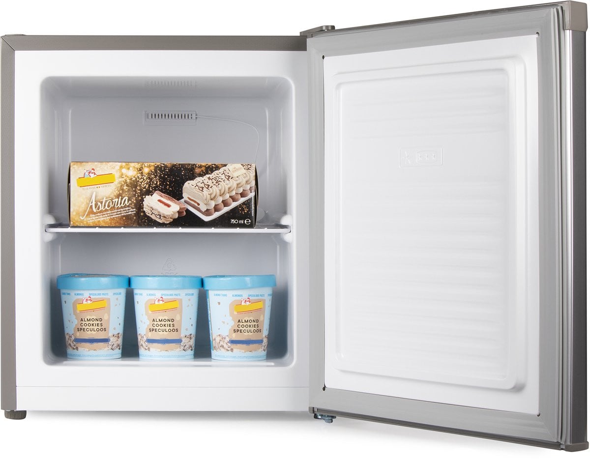 PRIMO PR116DV Mini Vriezer - Vrijstaand - 33L - Zilver