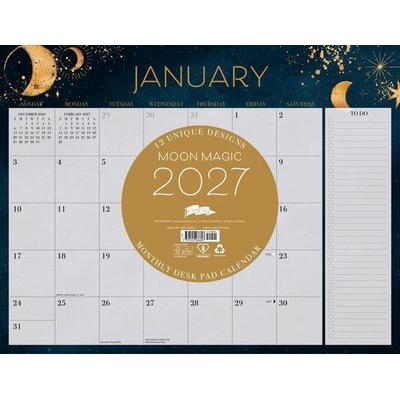 Moon Magic 2027 22 X 17 Large Monthly Deskpad