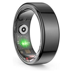 Powerton SMART Ring Grösse 10 schwarz / Smart Ring / BT 5.0 / IP68 (10, Schwarz) (WPSR02-B10)
