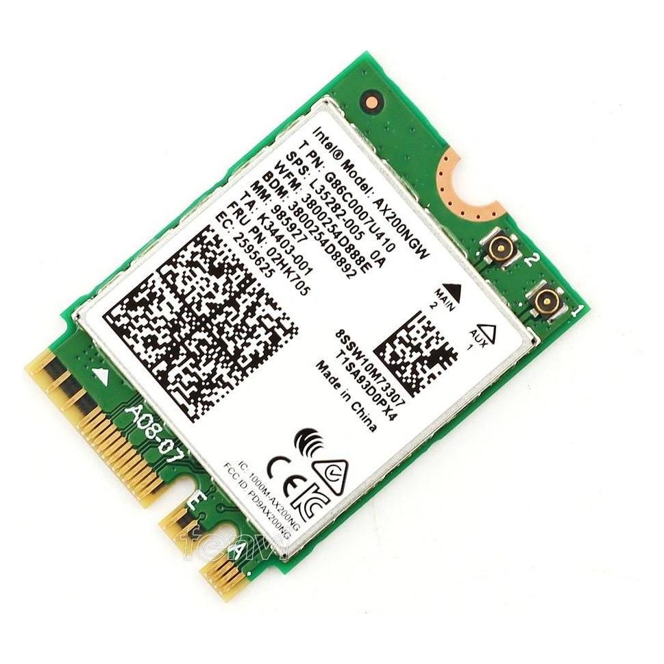 Intel Wi-Fi 6 AX200 (PCIe) (MM#985927)