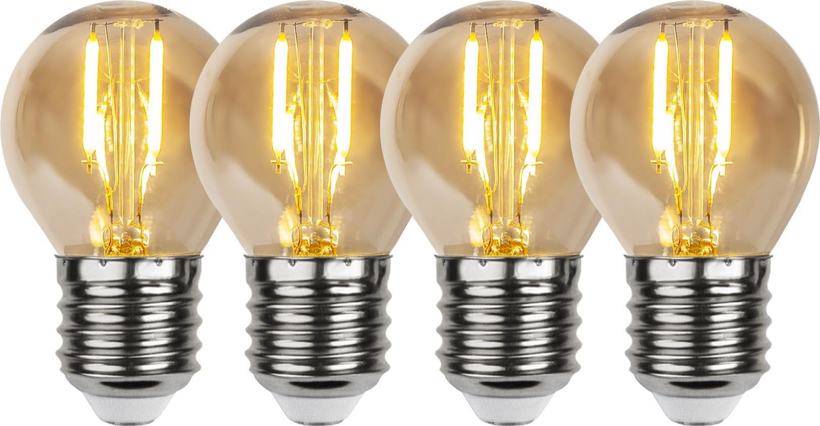 Dripio LED-lamp G40 24V E27 2500K Amber/Zilver