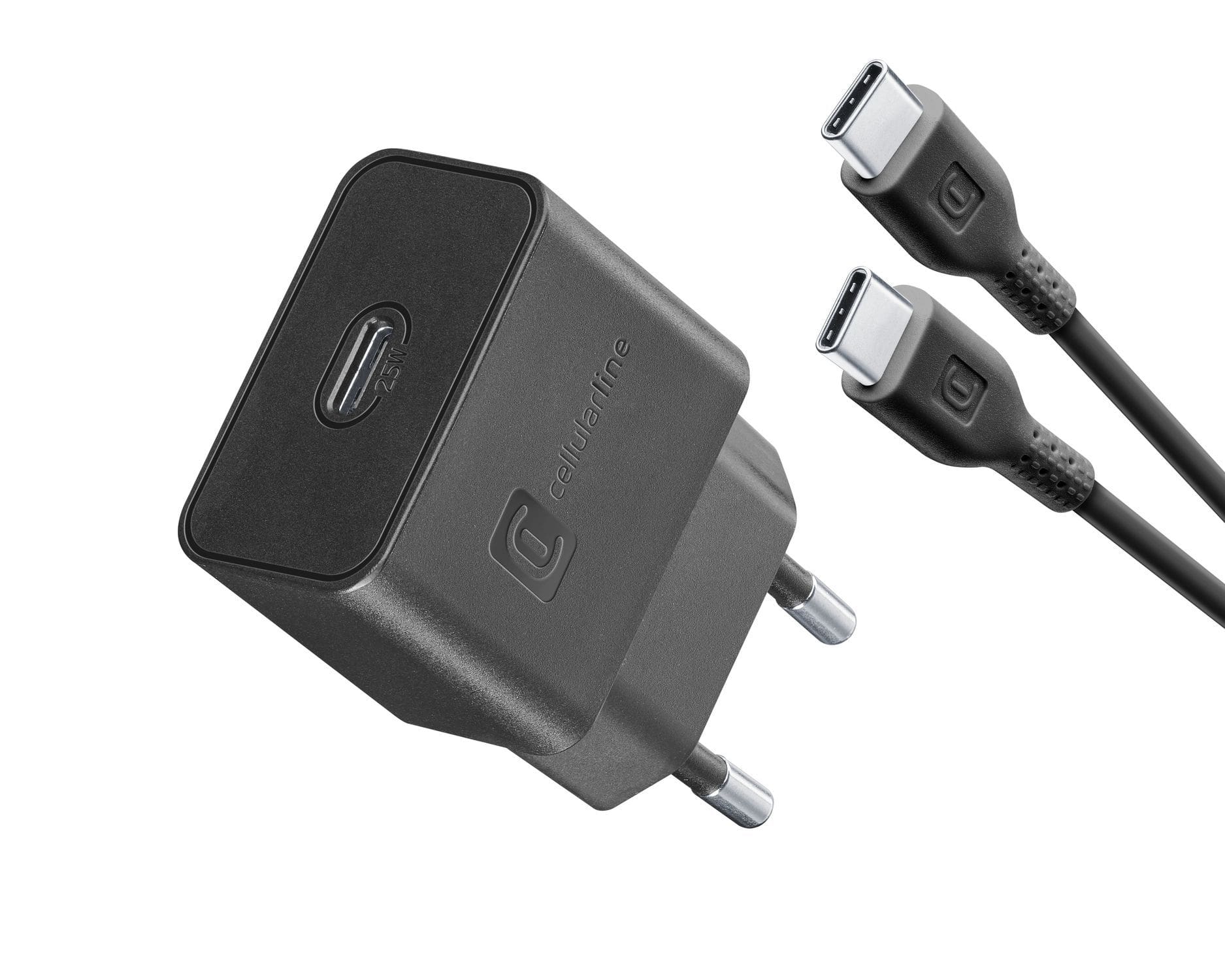 Cellular Line Super Fast Charger Kit 25W - USB-C to USB-C - Samsung 60045