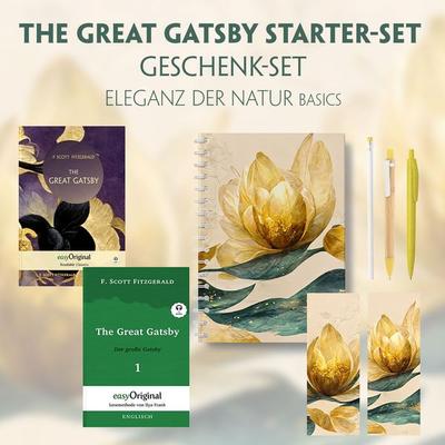 The Great Gatsby Starter-Paket Geschenkset 2 Bücher (mit Audio-Online) + Eleganz der Natur Schreibset Basics, Set von F. Scott Fitzgerald,