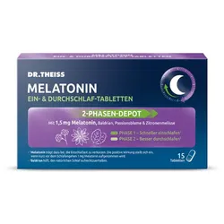 DR. THEISS MELATONIN EIN- & DURCHSCHLAFTABLETTEN 15 St Tabletten