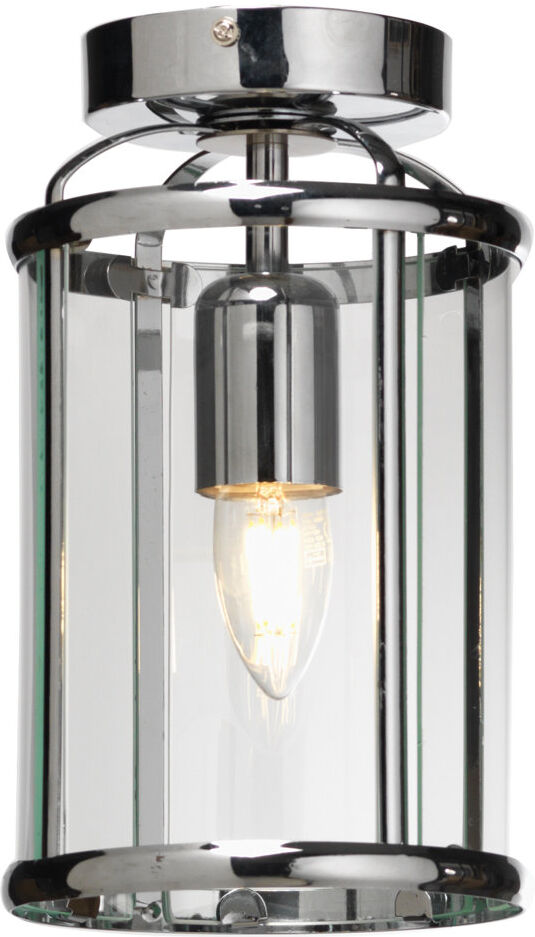 Rosalind Wheeler Montauk Semi Flush Mount Chrome 26cm H X 20cm W X 15.5cm D
