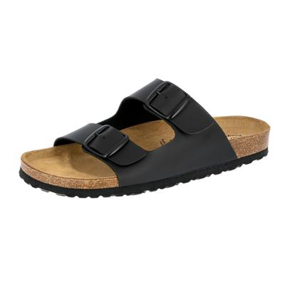 Pantolette LICO "Pantolette Bioline Man", Herren, Gr. 47, schwarz, Synthetik, Schuhe Pantolette