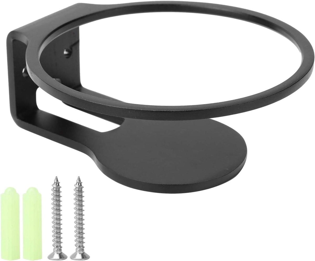 Zwarte aluminium luidspreker wandhouder voor muurbevestiging - B/D/H: 15 x 12 x 6 cm