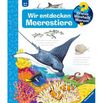 Wieso? Weshalb? Warum?, Band 27: Wir entdecken Meerestiere, Gebundene Ausgabe von Andrea Erne, Ravensburger Verlag GmbH