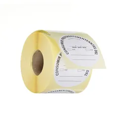 Hendi 500x Lebensmittelsicherheitskennzeichnungen,mehrfach verwendbar,leicht entfernbar,„VERWENDEN VOR“,Weiß,⌀50mm