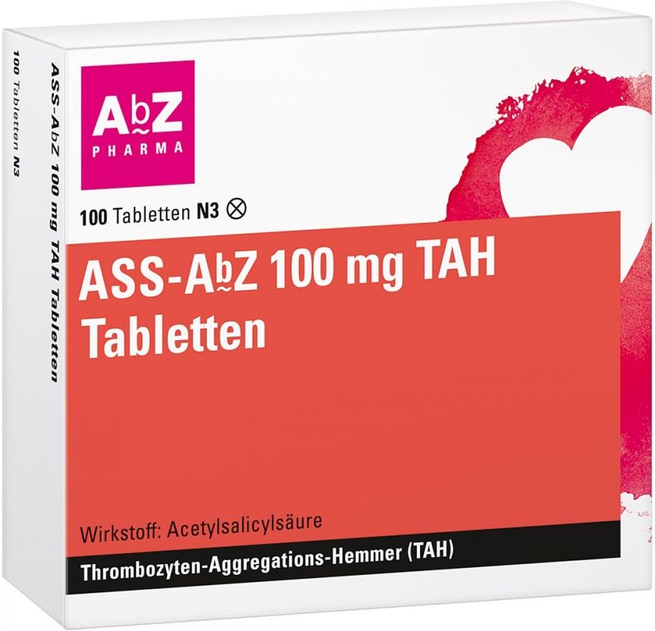Ass Abz ASS-AbZ 100mg TAH Tabletten
