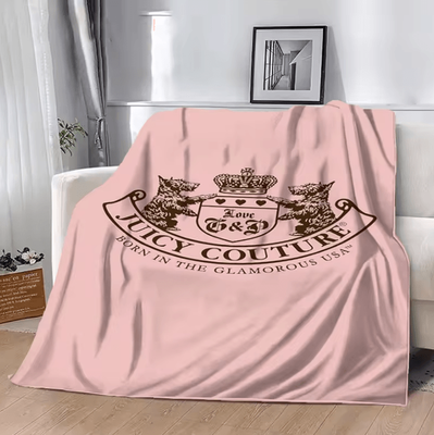 Inspire Curations Juicy Cool Couture Anime Cartoon Throw Blanket p8 150x125cm 60x50in S