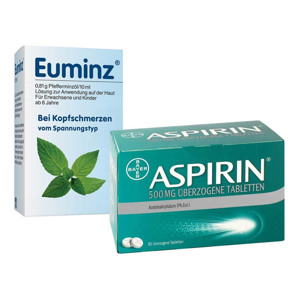 Aspirin 500mg + Euminz äußerlich 08102086