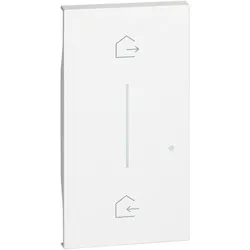 Legrand KW40M2 LivingNow 2-modulige Taste für Master-Switch ”Kommen/Gehen” in der Farbe White