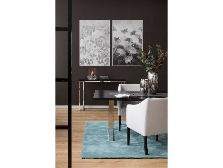 Wandbild FINK DORICA , schwarz-weiss (farbe bild(er): silber), B:80cm H:120cm T:4cm, Aluminium, Bilder, Wandbild