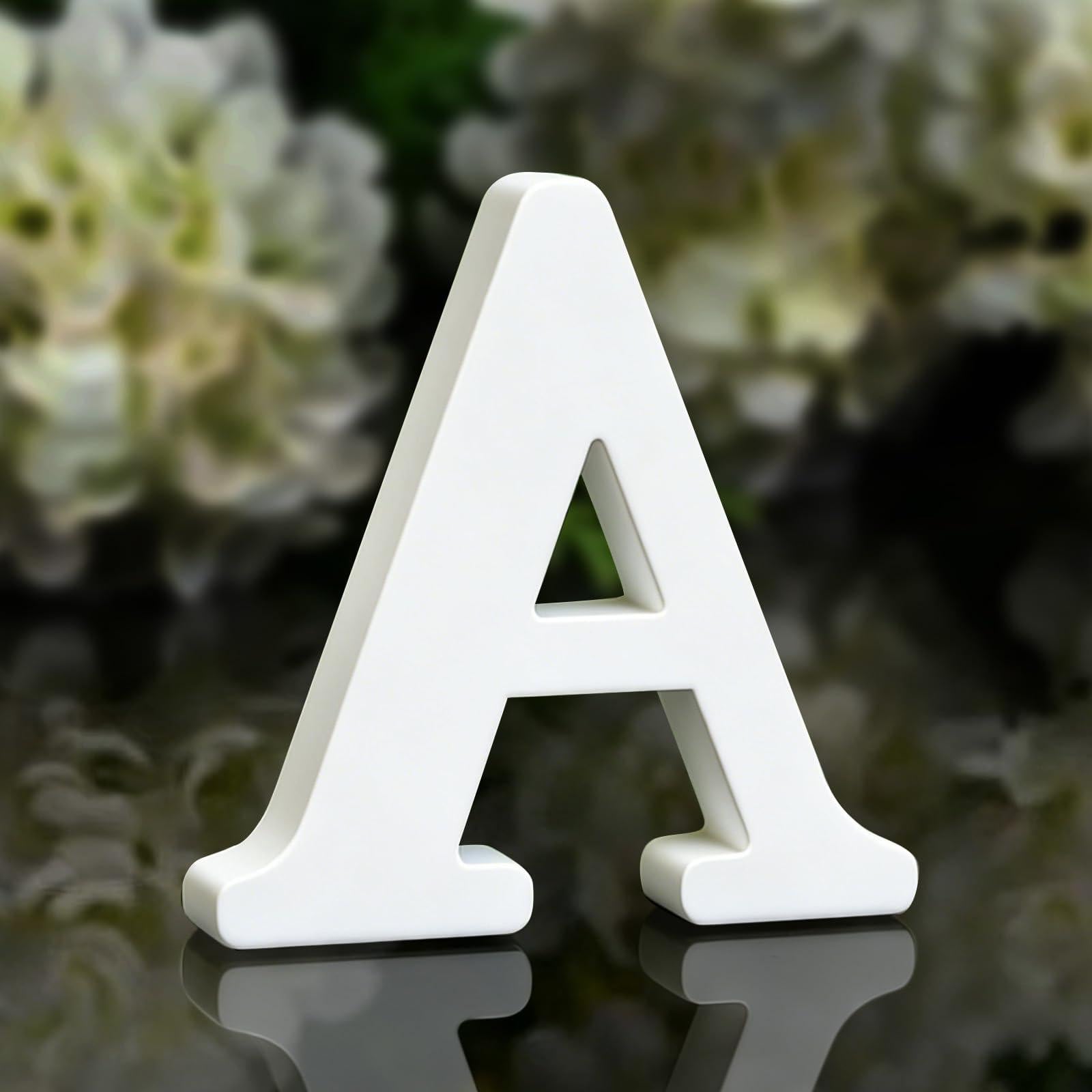 Decoratieve houten letters in Scrabble-stijl voor op tafel, 10 cm