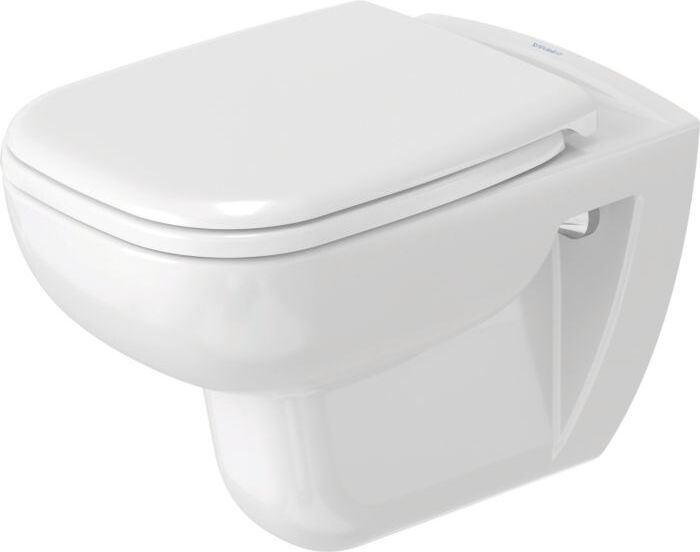 Duravit D-Code Rimless Wand Tiefspül WC 2570090000 weiss, vital