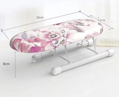 Inspired Finds Portable Mini Ironing Board Rack For Clothes Sleeves And Shirts big Flower