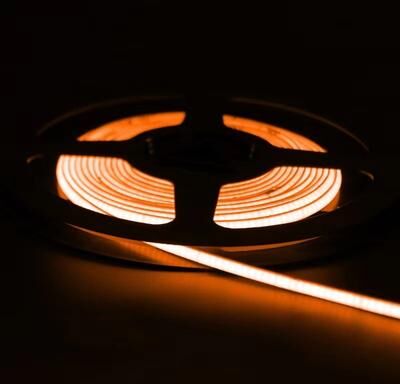 Inspired Finds LumiFlex 12V COB LED Strip Lights Ultra Slim 2.7mm High Brightness Multi Color Tape For Room & Decorative Lighting orange 2m 12v