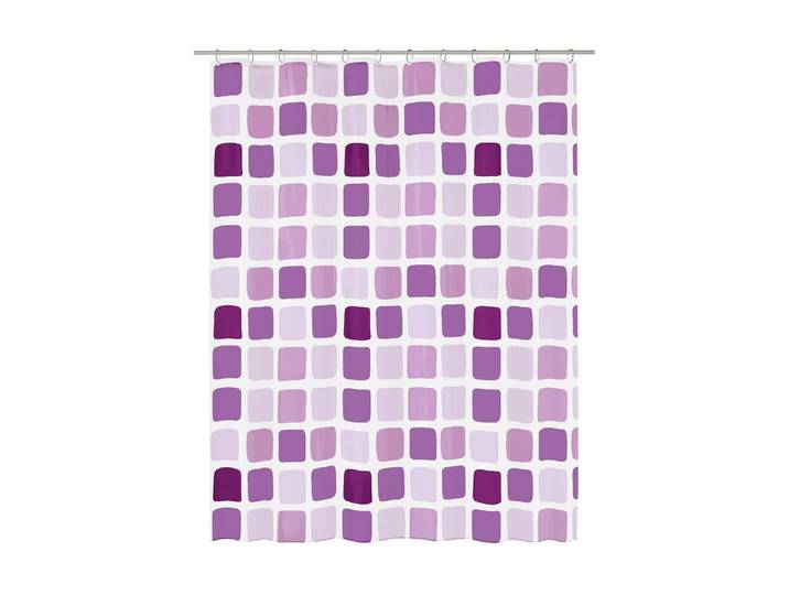 Duschvorhang KLEINE WOLKE Sonny 180 x 200 cm , lila (violett), B:180cm H:200cm, Kunststoff, Polyethylen-Vinylacetat (PEVA), Duschvorhänge, Duschvorhang