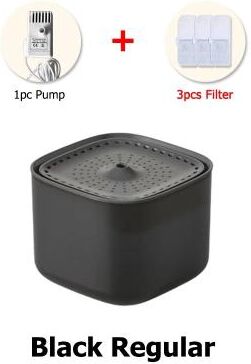 Uplift Picks Automatic Pet Water Fountain With Silent Filtration System black Regular