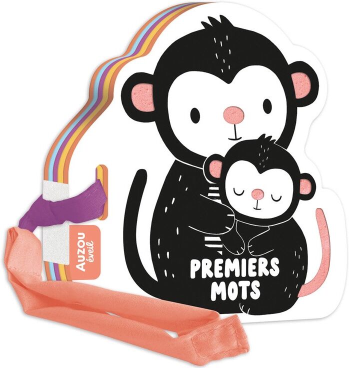 Mon premier livre poussette en Noir et Blanc Premiers Mots - Auzou