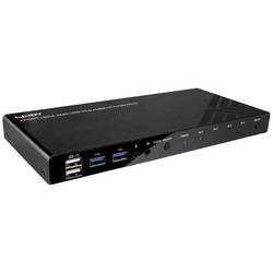 LINDY KVM-Umschalter KVM-Umschalter HDMI Maus, Tastatur 4096 x 2160 Pixel 39313