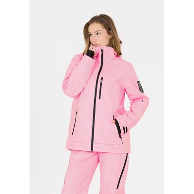 Skijacke SLOPE "River", Damen, Gr. M, rosa (pink), 100% Polyester, mehrfarbig, normal, ohne Ausschnitt, Jacken Skijacke, mit Bionic Finish DWR-Ausrüstung