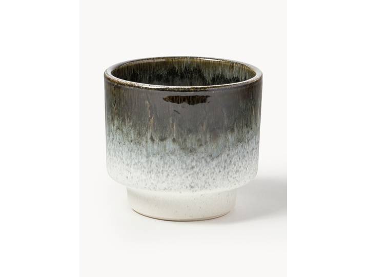 Cache-pot émaillé Solis, haut. 11 cm