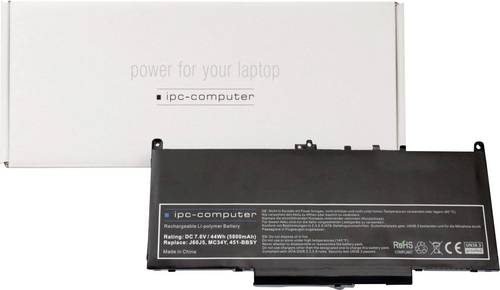 Ipc-computer Notebook-Akku J60J5 Replace 7.6V 5800 mAh Dell