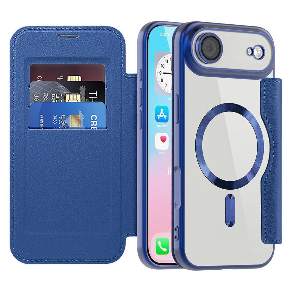 Techsuit - SmartMag Book Case - iPhone 17 Air - Blue (Apple iPhone 17) (59433321)