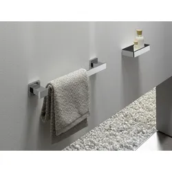 emco loft Seifenkorb mit Kunststoffeinsatz 220 x 36 x 101 mm, chrom/schwarz, 054500502 054500502