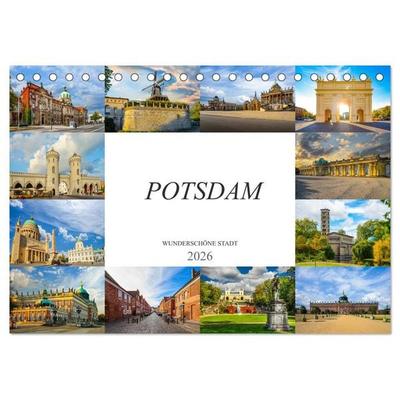 Potsdam Wunderschöne Stadt (Tischkalender 2026 DIN A5 quer), CALVENDO Monatskalender