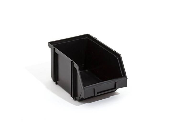 100 Stapelboxen 230x150x125 Modulbox Kuststoffkiste Regal Box Gr. 2 Sichtlagerkästen