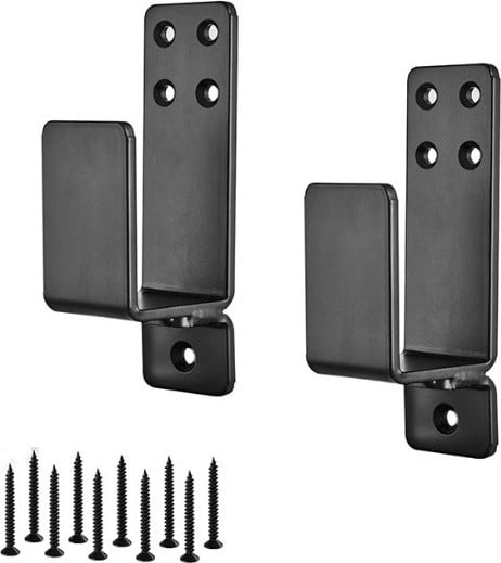 INF Krachtige deurgrendel met veiligheidsbeugelbevestiging, 2-pack