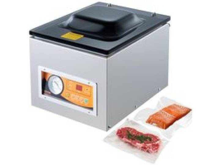 VEVOR Machine à emballer sous vide à chambre 260 W machine d'emballage sous vide taille compacte 260 mm dans la cuisine domestique et pour un usage commercial pour aliments humides, viandes, marinades
