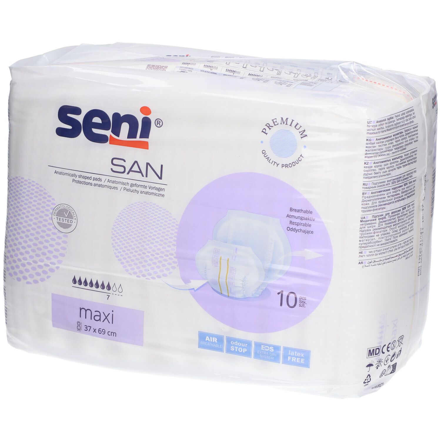 Seni San Inkontinenzvorlage maxi 10 St Beutel