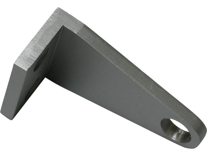 Träger GARDINIA Seilspanngarnitur-Träger Patrone , grau (aluminiumfarben), L:6cm, Gardinenstangenhalterungen, Träger, Serie Seilspanngarnitur