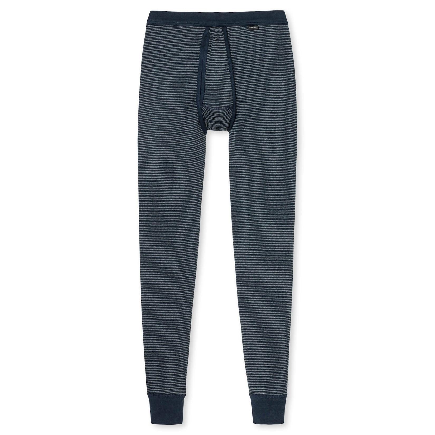 Herren Lange Unterhose Blau