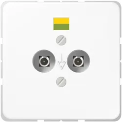 JUNG, Steckdose, CD 565-2 WW Weiss