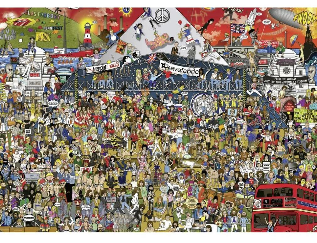 Heye Britse muziekgeschiedenis strips 2000 stuks