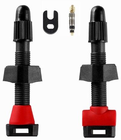 BARBIERI Coppia valvole tubeless in carbonio  ARIA per ANACONDA 55 mm