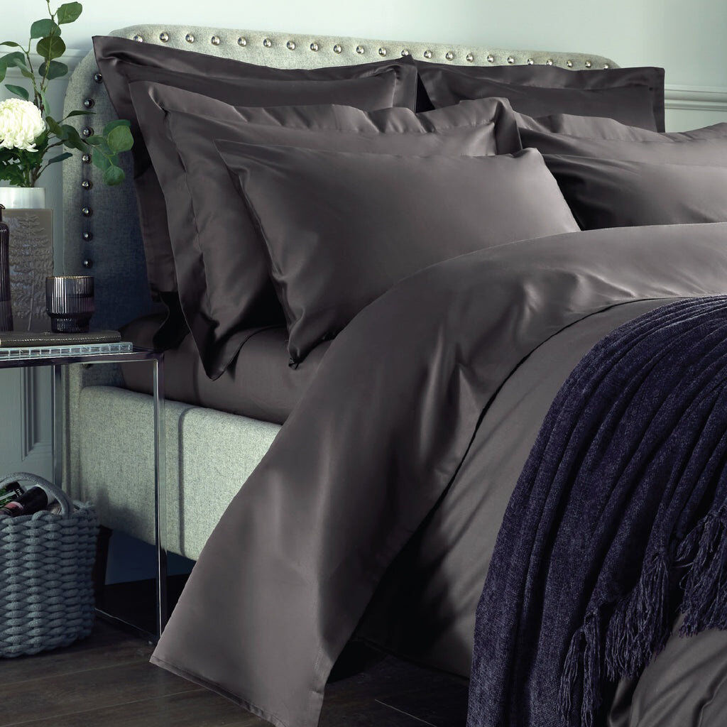 17 Stories Marview 1000 Thread Count Cotton Sateen Flat Sheet Platinum Kingsize (5')